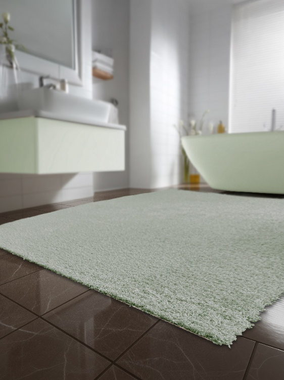 Коврик НАНОХЛОПОК SHAHINTEX 100х150 зеленый чай 07 S - 2