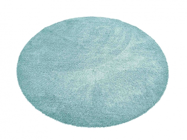 Коврик НАНОХЛОПОК SHAHINTEX D-99 (круг) аквамариновый 01 S