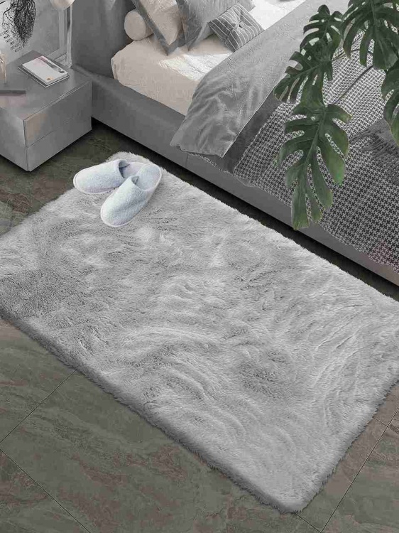 Коврик меховой SHAHINTEX (3 см) 100х150 голубая норка 23 S - 2