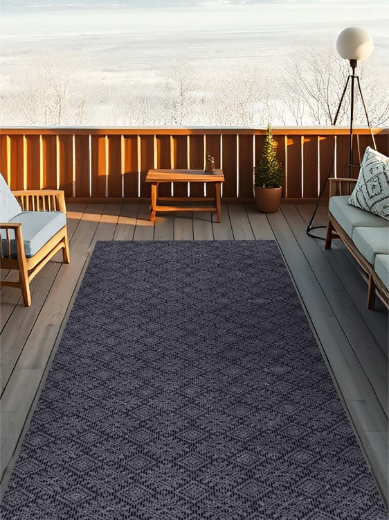 Коврик ОРНАМЕНТ 100х300 серый 01 S - 3