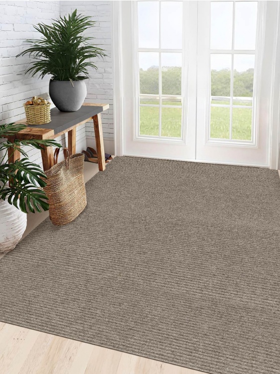 Коврик придверный влаговпитывающий icarpet Ребристый ТПР 150х200 донской песок 05 S - 2