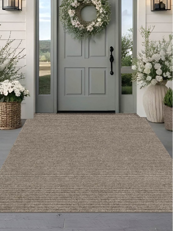 Коврик придверный влаговпитывающий icarpet Ребристый ТПР 150х200 донской песок 05 S - 3
