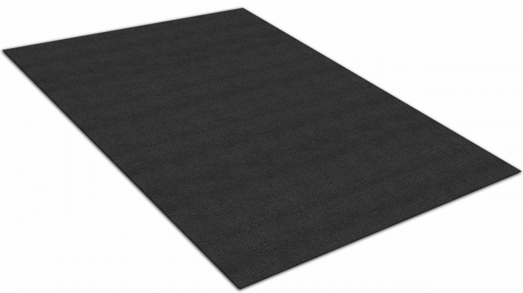 Коврик вырезной МЕЛАНЖ 200х300 серый с чёрным S