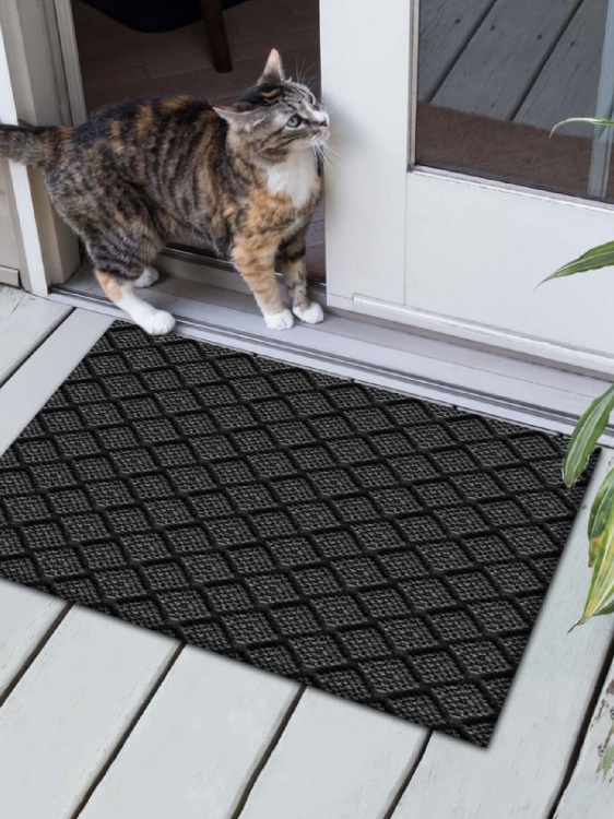 Коврик влаговпитывающий ДИАМАНТ 40х60 серый 01 S - 3