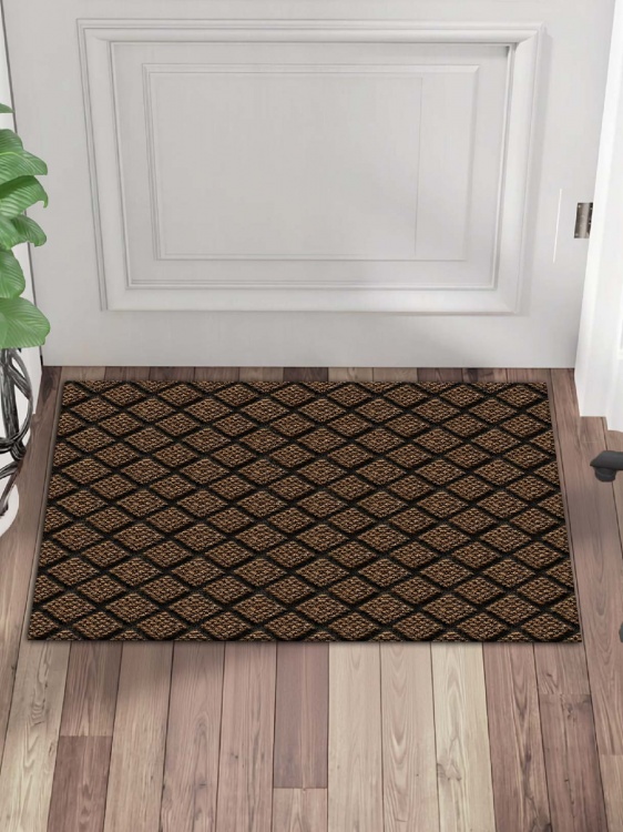 Коврик влаговпитывающий ДИАМАНТ 40х60 коричневый 02 S - 3
