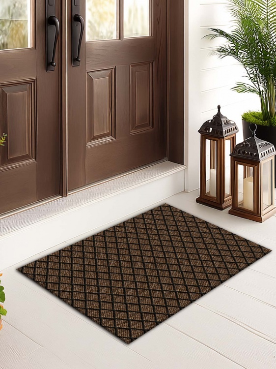 Коврик влаговпитывающий ДИАМАНТ 50х80 коричневый 02 S - 2