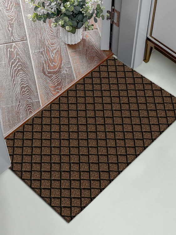 Коврик влаговпитывающий ДИАМАНТ 50х80 коричневый 02 S - 3