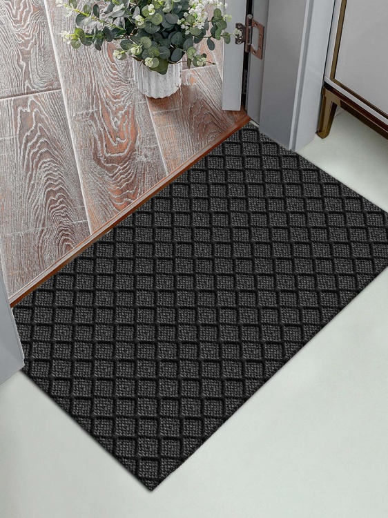 Коврик влаговпитывающий ДИАМАНТ 50х80 серый 01 - 4