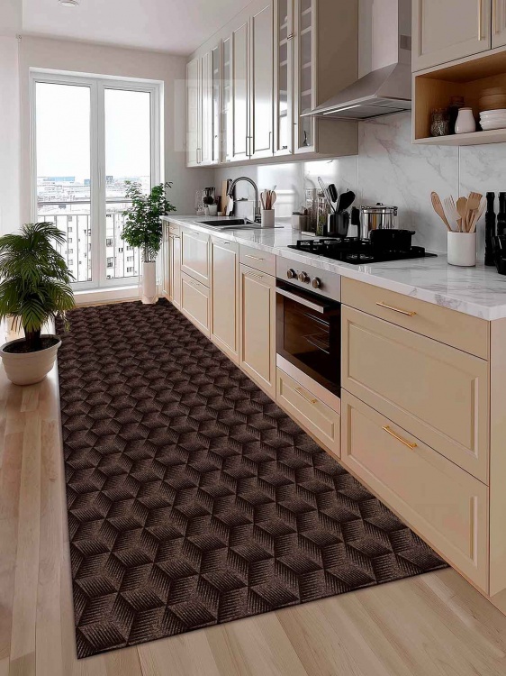 Коврик ФОКУС 100х300 мокко 02 S - 3