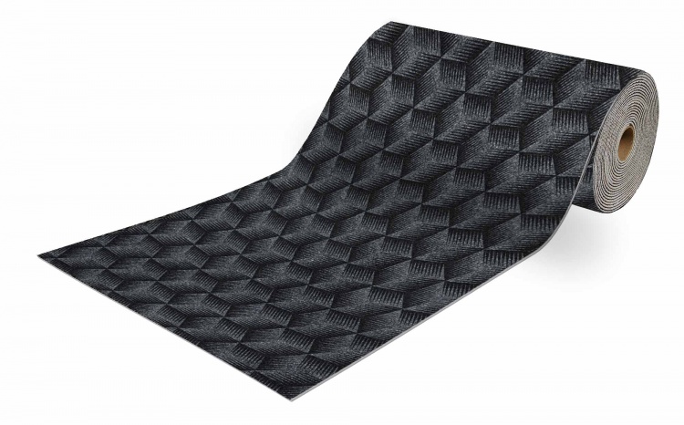 Коврик-дорожка ФОКУС 100х1500 серый 01