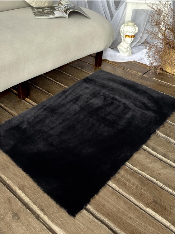 Коврик меховой SHAHINTEX (3 см) 50х80 блэкглама 29 S - 2