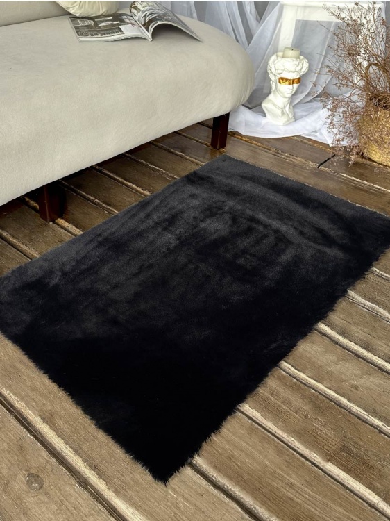 Коврик меховой SHAHINTEX (3 см) 50х80 блэкглама 29 S - 4