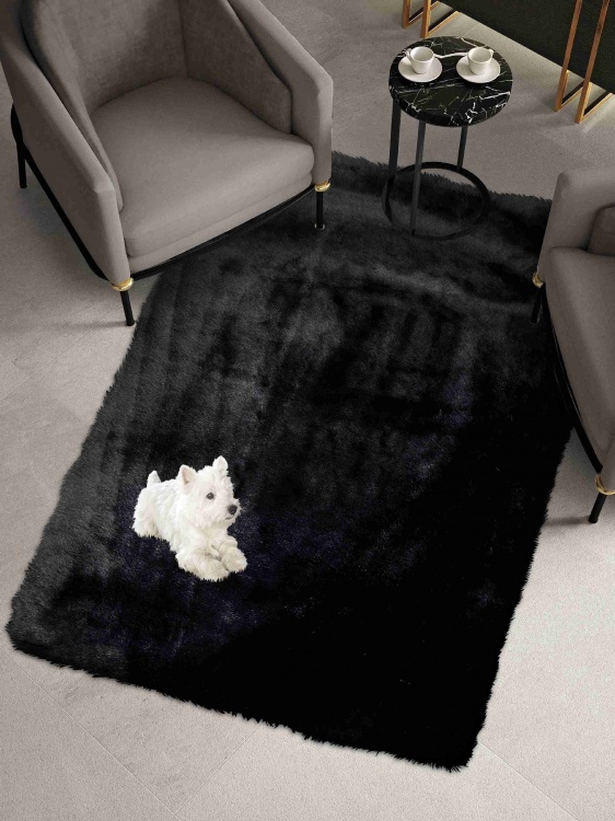 Коврик меховой SHAHINTEX (3 см) 100х150 блэкглама 29 S - 4