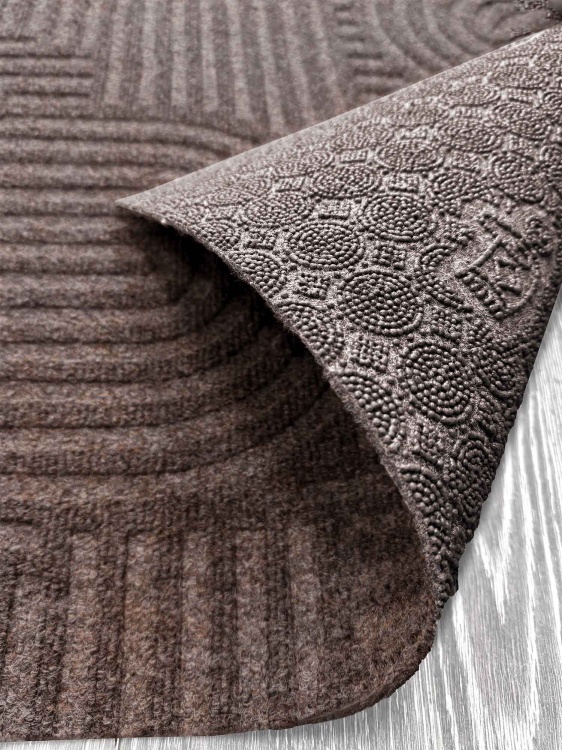 Коврик icarpet ЛАБИРИНТ с тиснением 40х60 мокко 02 - 2