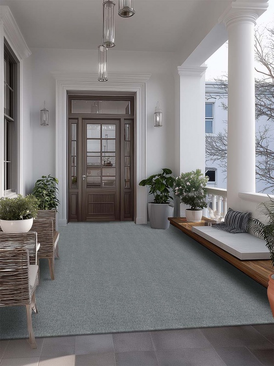 Коврик придверный влаговпитывающий SHAHINTEX Тафтинг ТПР 200х300 серый гранит 01 S - 3