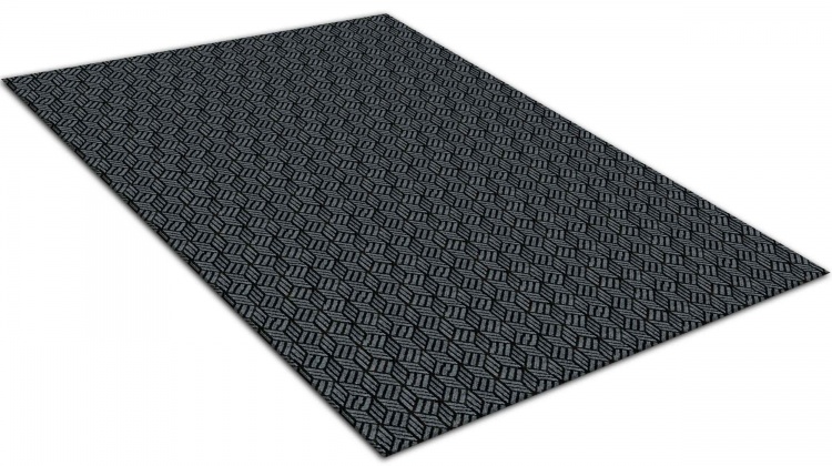 Коврик придверный влаговпитывающий SHAHINTEX Жаккард ТПР 200х300 графит 01 S