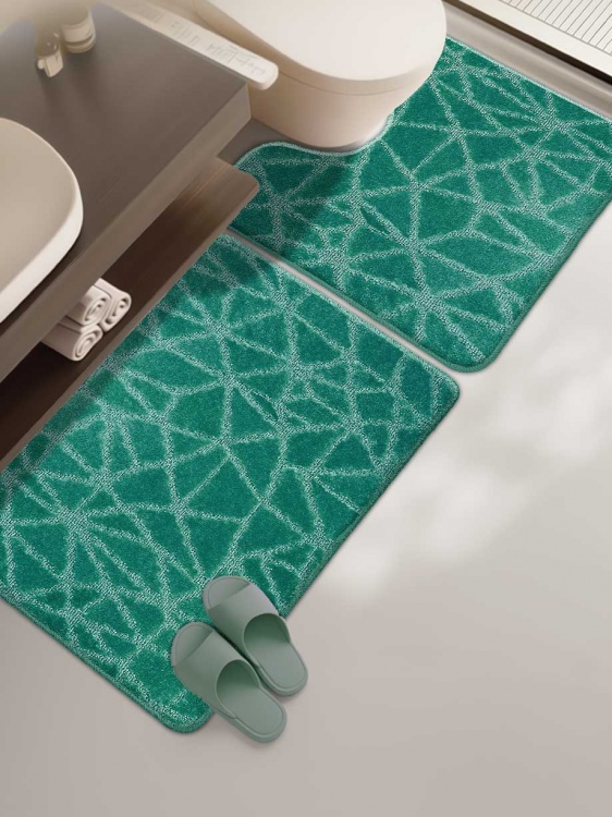 Набор ковриков SHAHINTEX РР 50*80+50*50 001 мятный 72 - 2