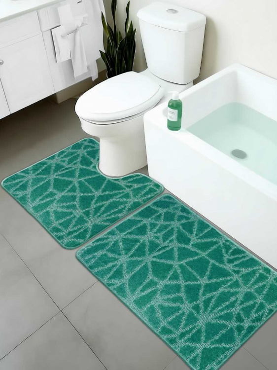 Набор ковриков SHAHINTEX РР 50*80+50*50 001 мятный 72 - 4