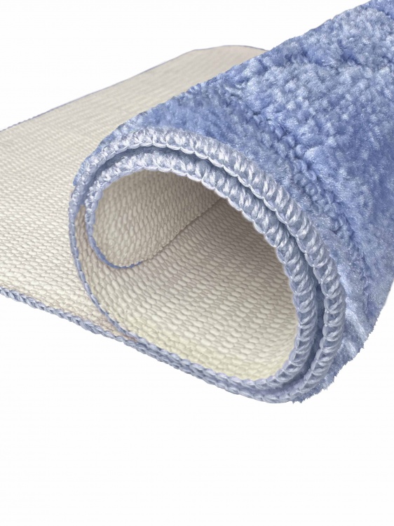 Коврик SHAHINTEX РР 50*80 001 голубой 11 S - 4
