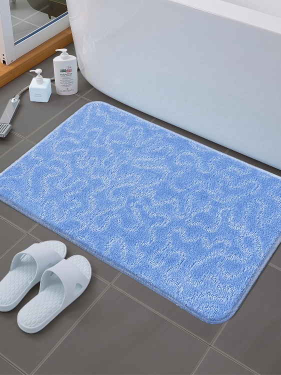 Коврик SHAHINTEX РР 50*80 003 голубой 11 S - 3