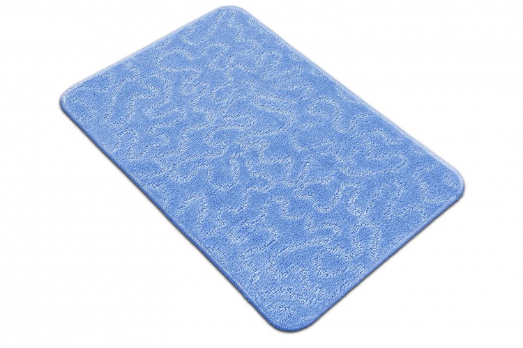 Коврик SHAHINTEX РР 50*80 003 голубой 11 S