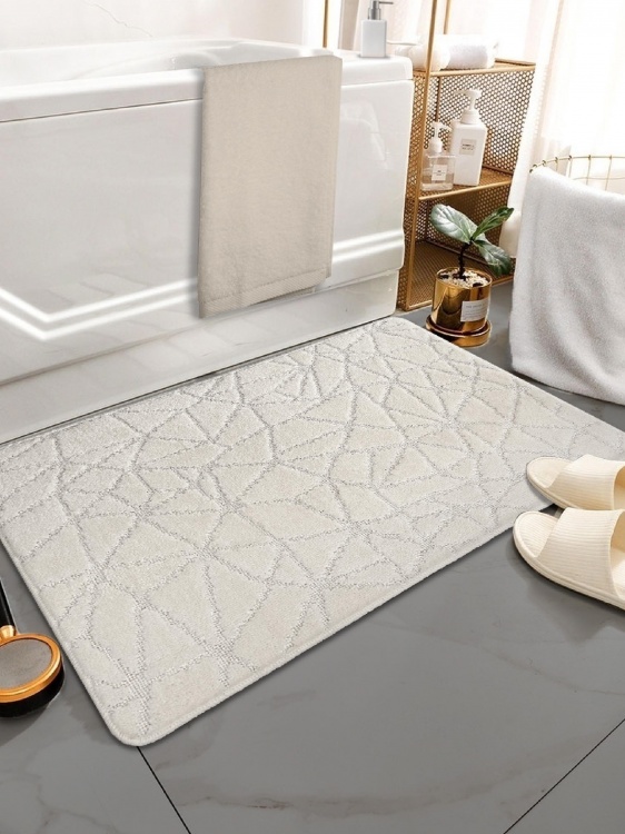 Коврик SHAHINTEX РР 60*100 001 кремовый 3 S - 2