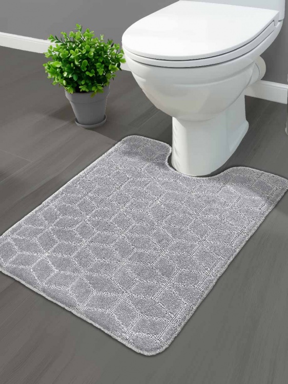 Коврик SHAHINTEX РР 60*80 002 серый 50 S - 3