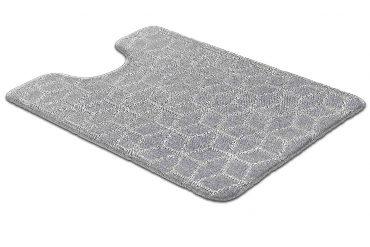 Коврик SHAHINTEX РР 60*80 002 серый 50 S