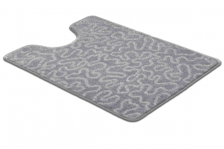 Коврик SHAHINTEX РР 60*80 003 серый 50 S