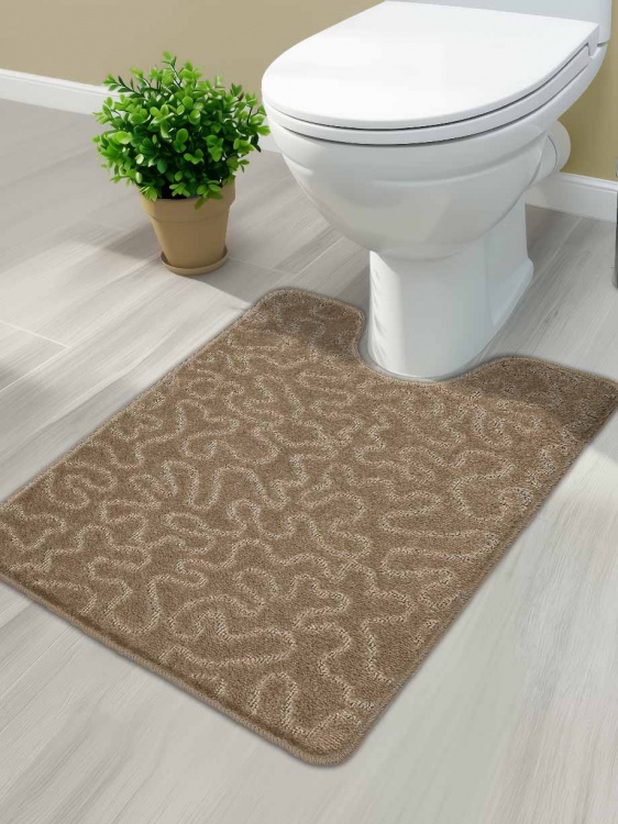 Коврик SHAHINTEX РР 60*80 003 кофе  с молоком 55 S - 2