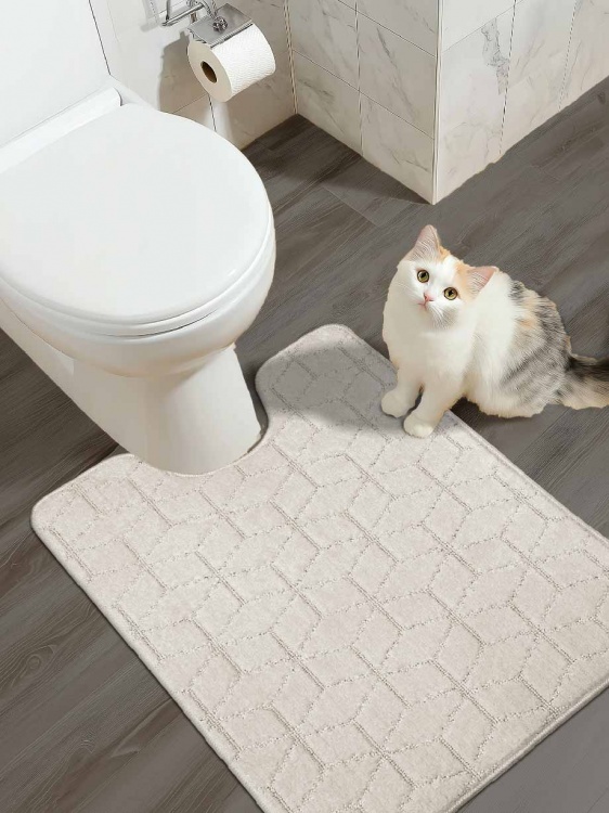 Коврик SHAHINTEX РР 60*80 002 кремовый 3 S - 2