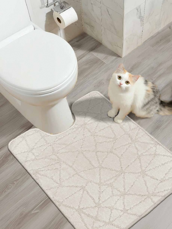 Коврик SHAHINTEX РР 60*80 001 кремовый 3 S - 4