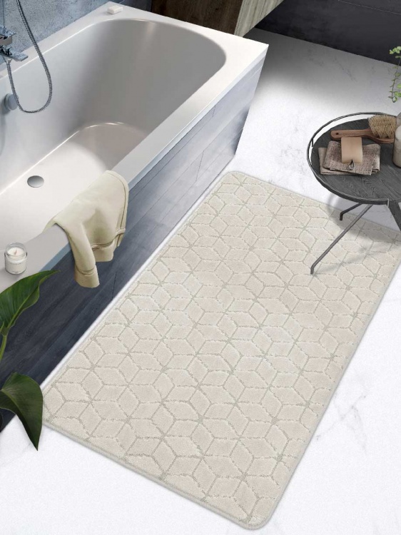 Коврик SHAHINTEX РР 80*120 002 кремовый 3 S - 3