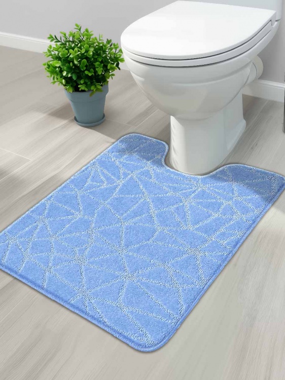 Коврик SHAHINTEX РР 60*80 001 голубой 11 S - 2