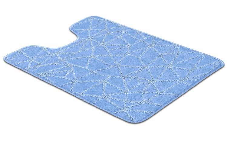 Коврик SHAHINTEX РР 60*80 001 голубой 11 S