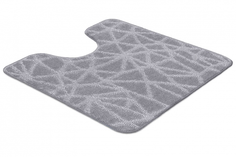 Коврик SHAHINTEX РР 60*50 001 серый 50 S