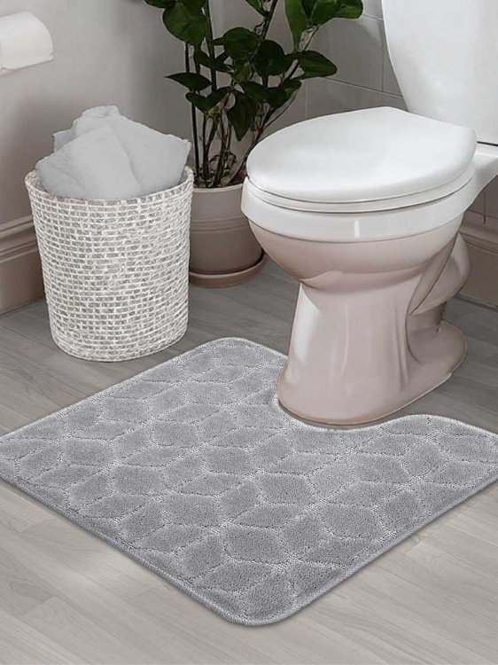 Коврик SHAHINTEX РР 60*50 002 серый 50 S - 3