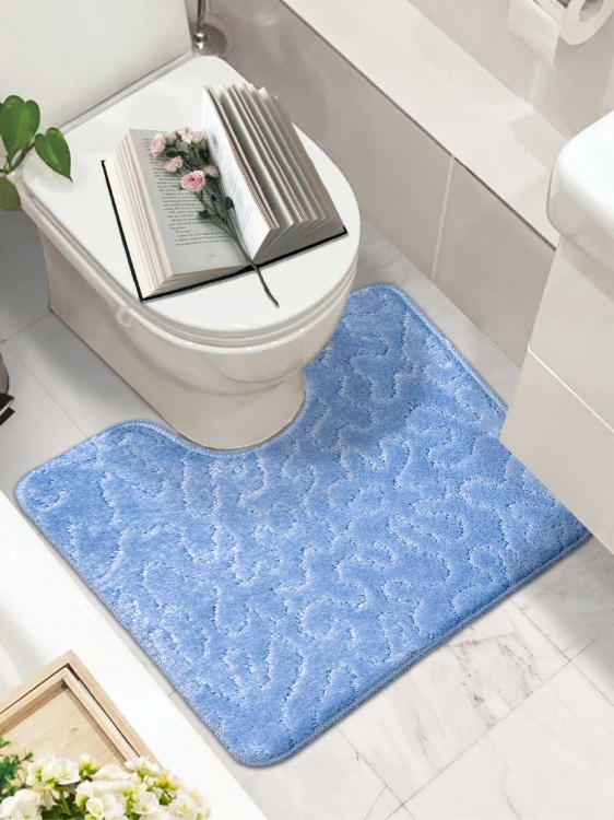 Коврик SHAHINTEX РР 60*50 003 голубой 11 S - 3