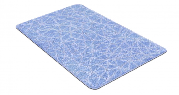 Коврик SHAHINTEX РР 100х150 001 голубой 11 S