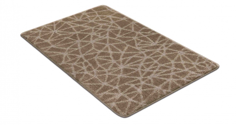 Коврик SHAHINTEX РР 100х150 001 кофе  с молоком 55 S