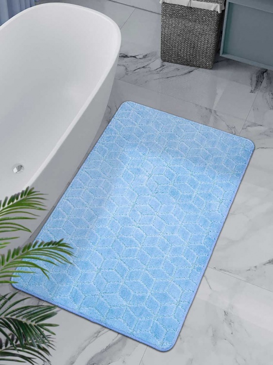 Коврик SHAHINTEX РР 100х150 002 голубой 11 S - 3