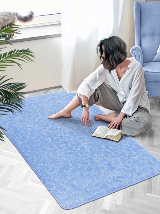 Коврик SHAHINTEX РР 100х150 003 голубой 11 S - 3