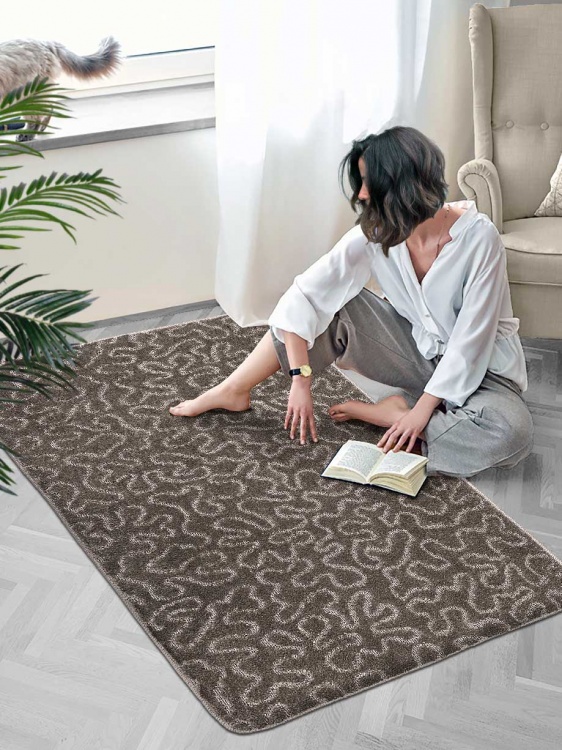 Коврик SHAHINTEX РР 100х150 003 мокко 80 S - 3