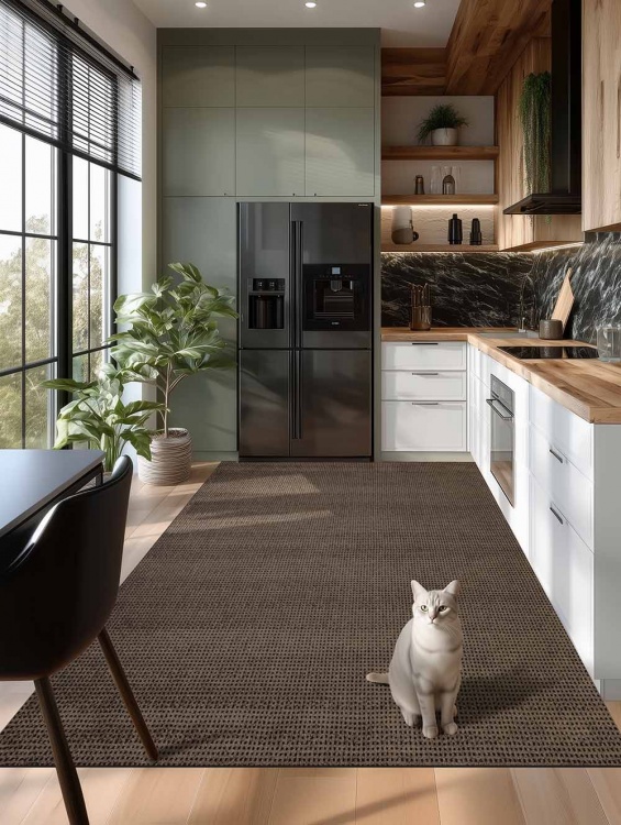 Коврик влаговпитывающий ТВИД ТЭМ 200х300 мокко 02 S - 4