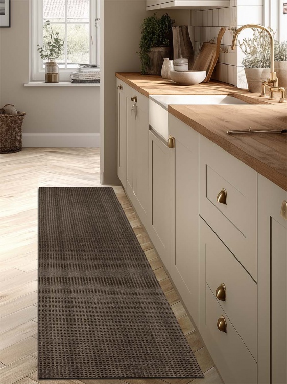 Коврик влаговпитывающий ТВИД ТЭМ 60х200 мокко 02 S - 3