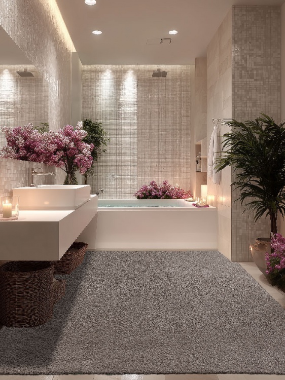 Коврик НАНОХЛОПОК SHAHINTEX 200х300 кофе с молоком 06 S - 2