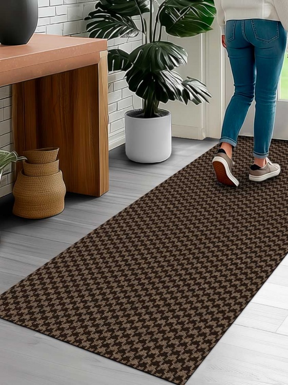 Коврик влаговпитывающий SHAHINTEX Гусиная лапкаТЭМ 60х200 мокко 02 S - 3