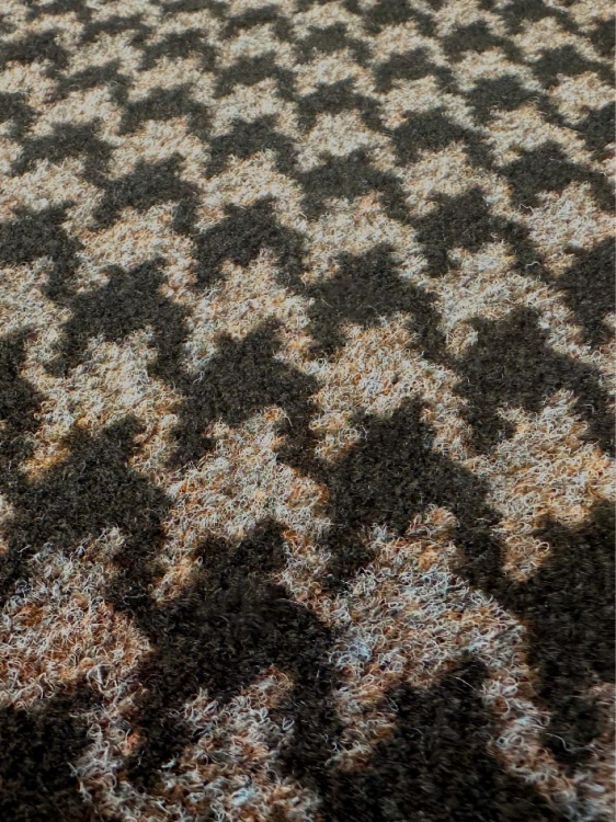 Коврик влаговпитывающий SHAHINTEX Гусиная лапка ТЭМ 150х200 мокко 02 S - 2