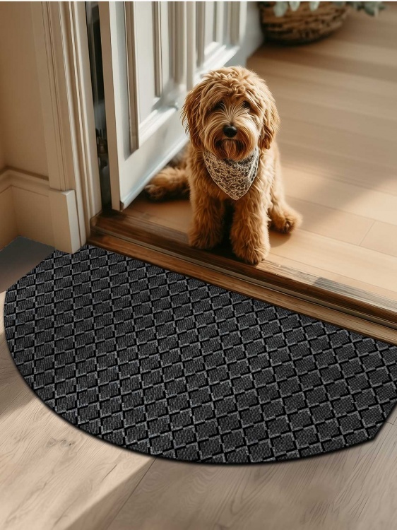 Коврик влаговпитывающий icarpet Каре ТЭМ 50х100 графит 01 S - 3