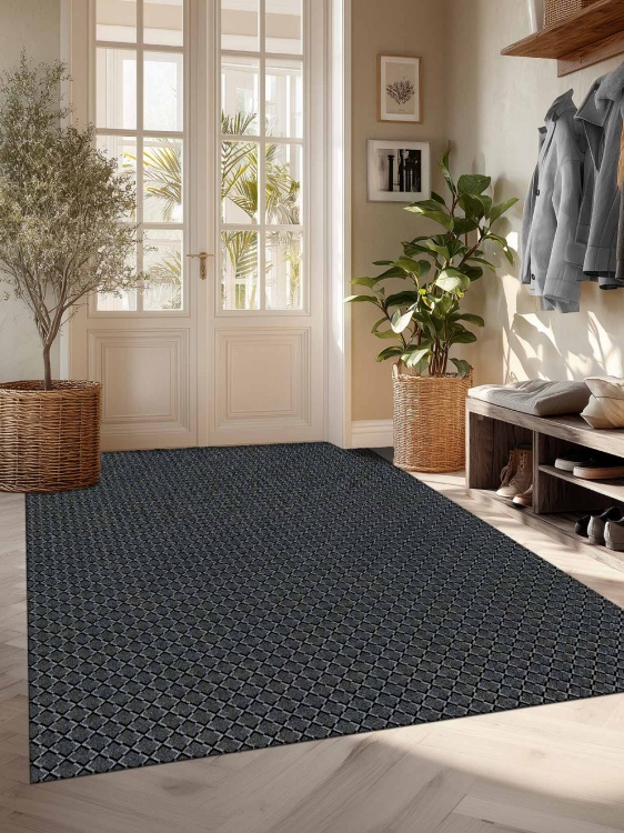 Коврик влаговпитывающий icarpet Каре ТЭМ 150х200 графит 01 S - 3